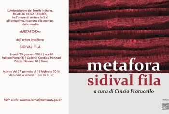 Metafora dell’artista Sidival Fila – Ambasciata del Brasile (Roma)